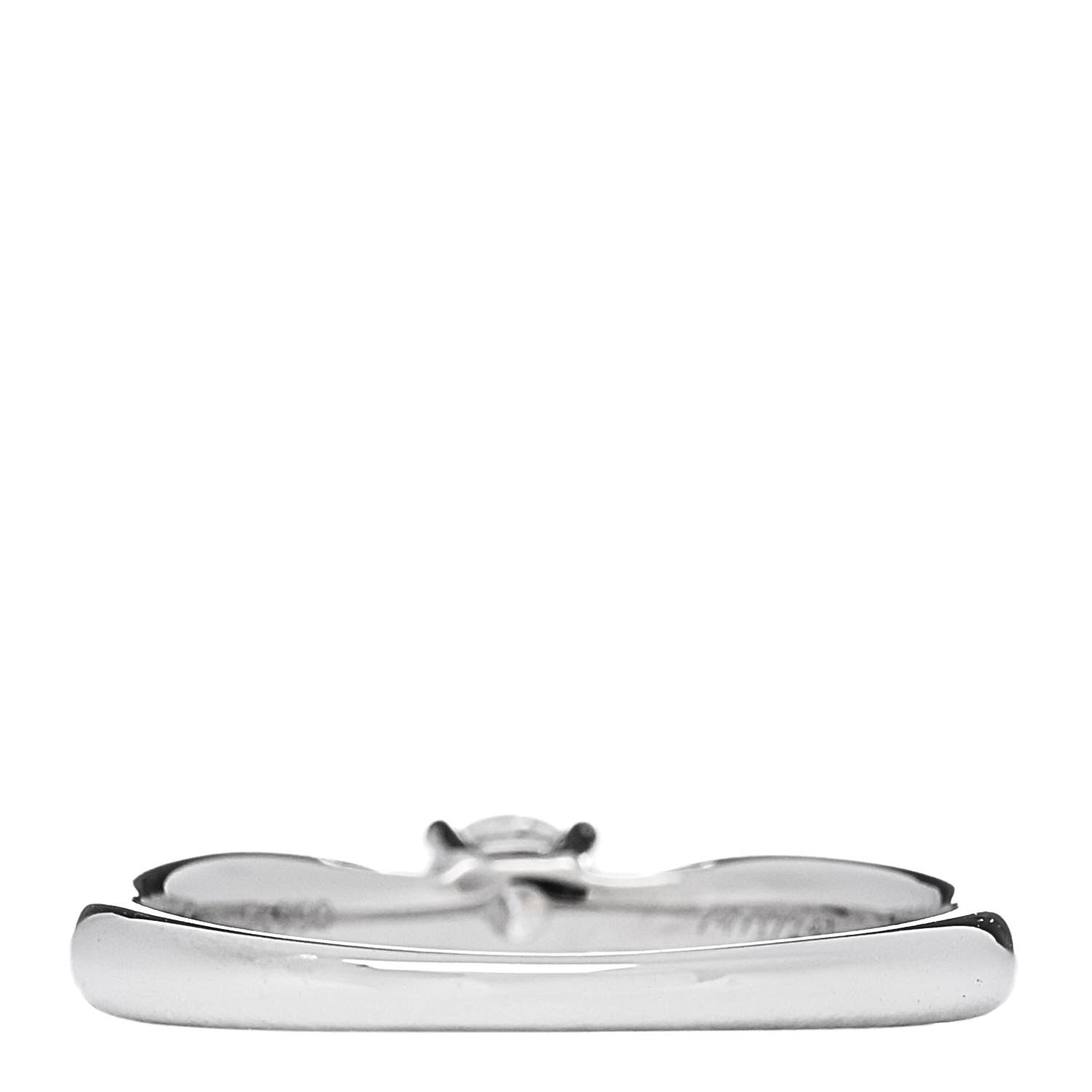 Tiffany Platinum Diamond .19ct Harmony Solitaire Engagement Ring 49 5 4 of 6