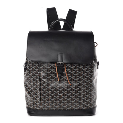 Goyard Goyardine Calfskin Alpin Backpack Black 1 of 9