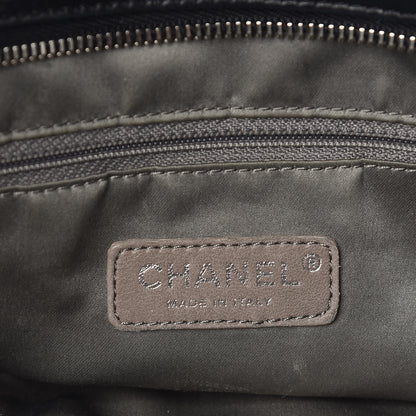 Chanel Lambskin Quilted Sharpei Shopping Tote Black 6 of 11