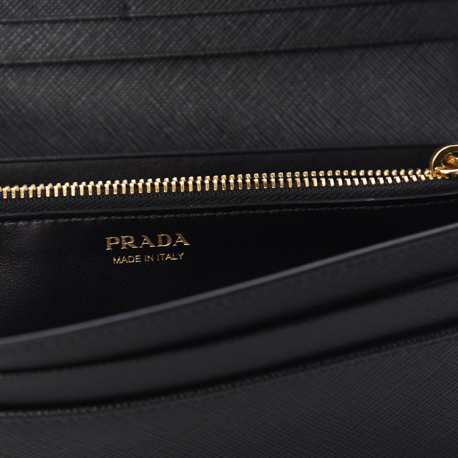 Prada Saffiano Greche Flap Continental Wallet Black Rosso 6 of 10