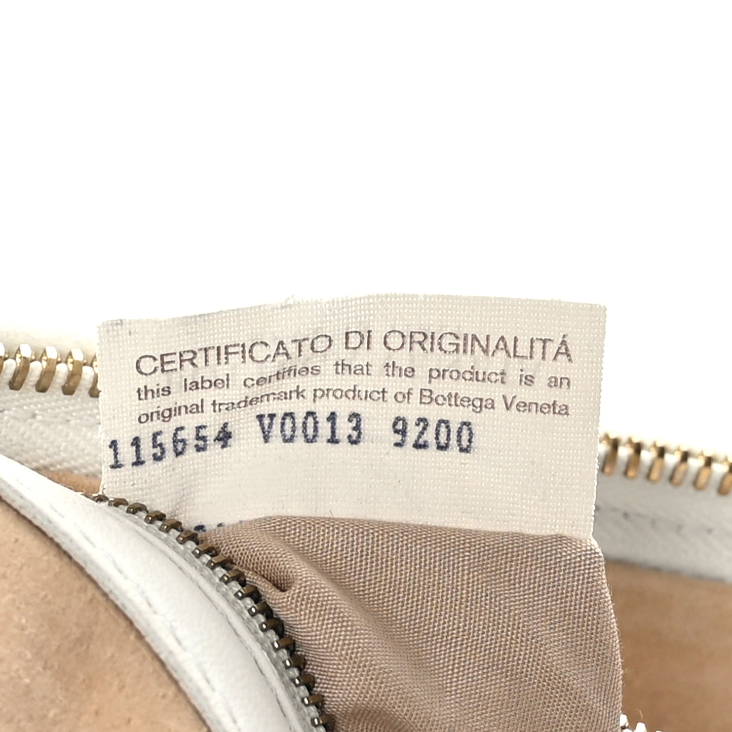 Nappa Intrecciato Large Veneta Hobo White