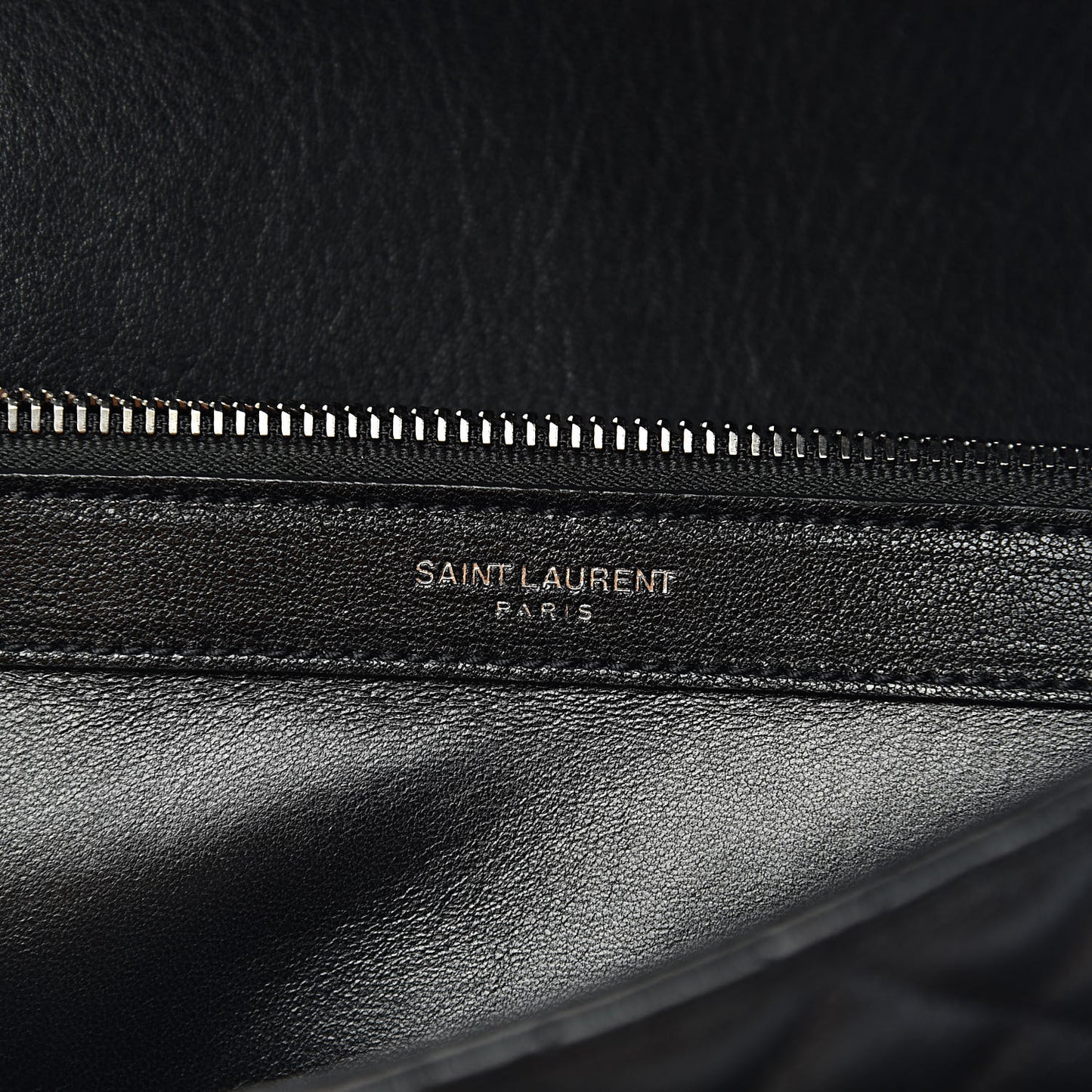 Calfskin Mixed Matelasse Triquilt Large Monogram Satchel Black