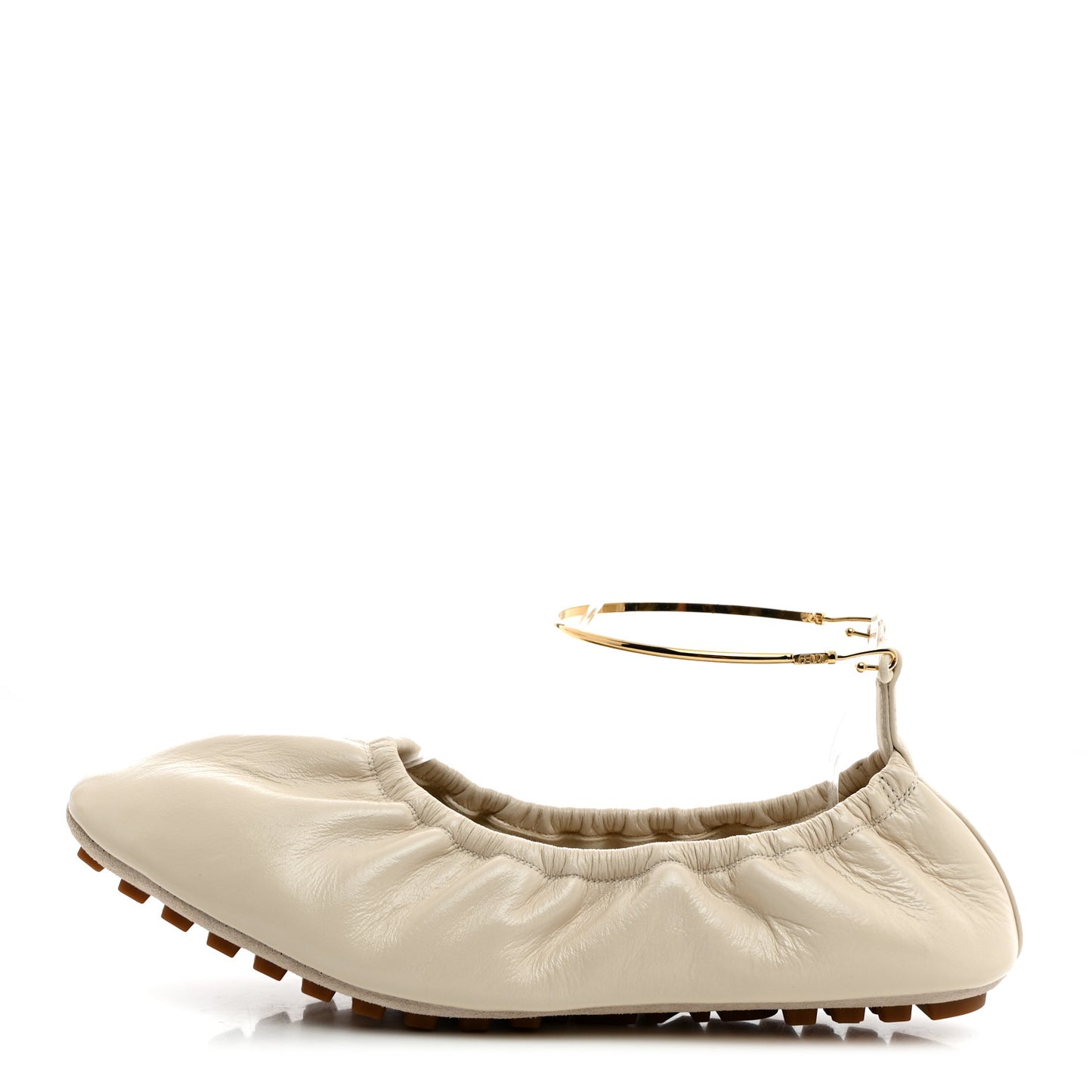 Vitello Filo Ballerina Flats 38.5 Shell