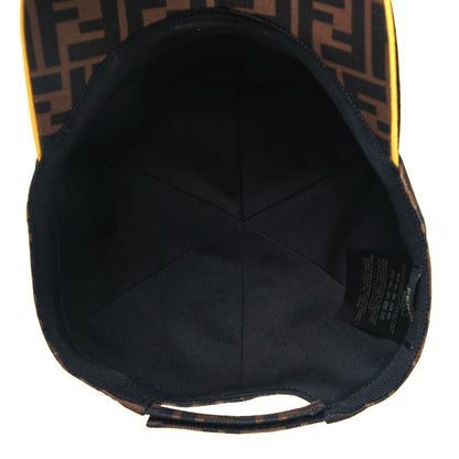 Fendi Canvas FF Reloaded Baseball Hat Tobacco Yellow 4 of 5