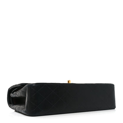Chanel Lambskin Quilted Medium Double Flap Black 4 of 11
