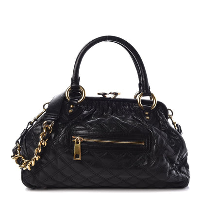 Marc Jacobs Calfskin Quilted Stam Black 1 of 11