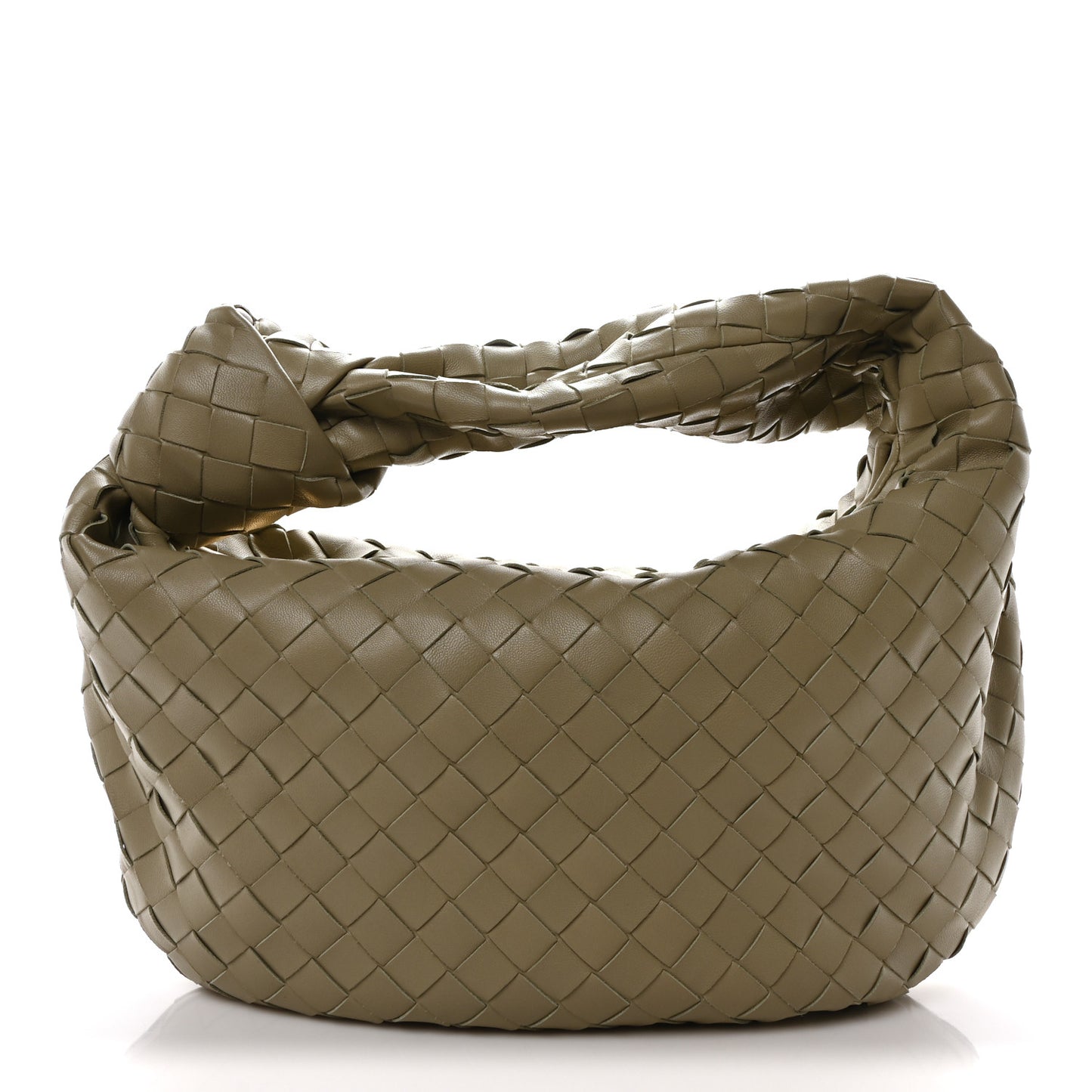 Nappa Intrecciato Teen Jodie Hobo Travertine