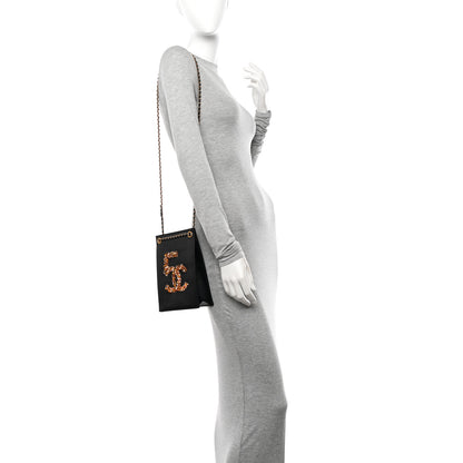 Chanel Satin Sequin No. 5 Shoulder Bag Black 2 of 11