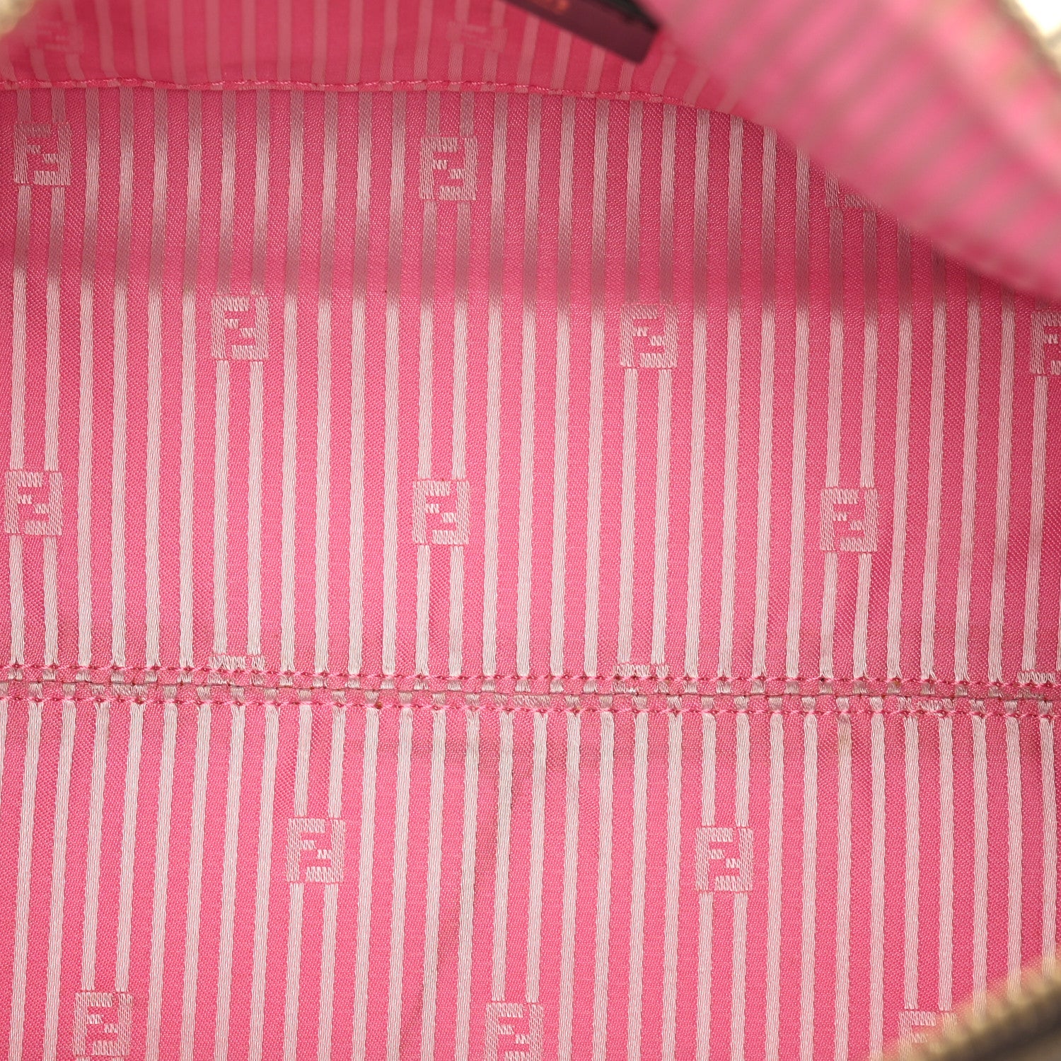 Fendi Zucca Spalmati Striped Boston Tobacco Multicolor 5 of 10