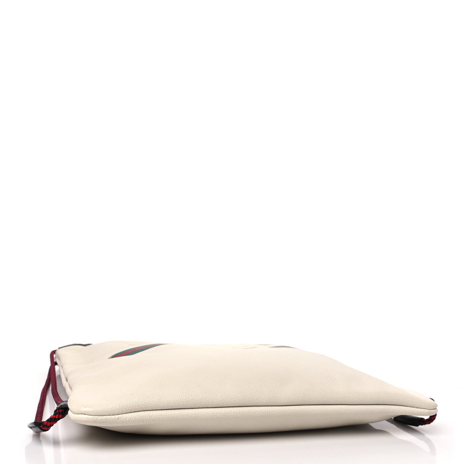 Gucci Calfskin Logo Drawstring Backpack Mystic White 4 of 9
