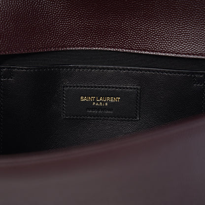 Saint Laurent Grain De Poudre Classic Monogram Cassandre Clutch Amaranto 7 of 7