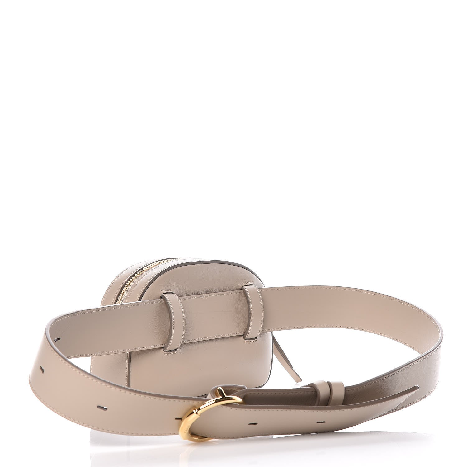 Chloe Smooth Calfskin Little Horses Embroidered Signature Belt Bag Pastel Grey 3 of 9