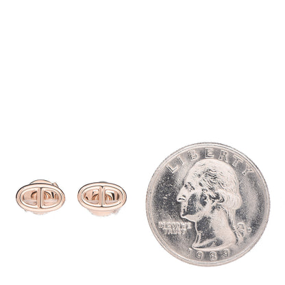 Hermes 18K Rose Gold TPM Farandole Stud Earrings 2 of 4