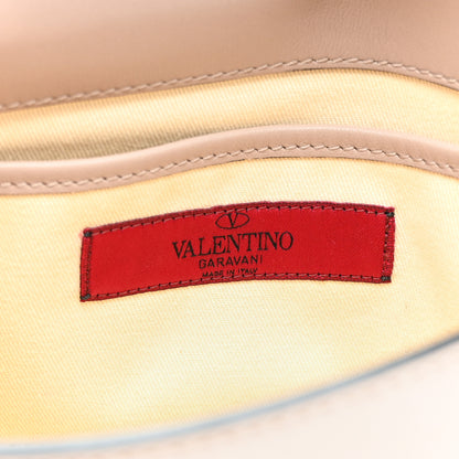 Valentino Garavani Vitello Medium Rockstud Flip Lock Crossbody Bag Poudre 6 of 10