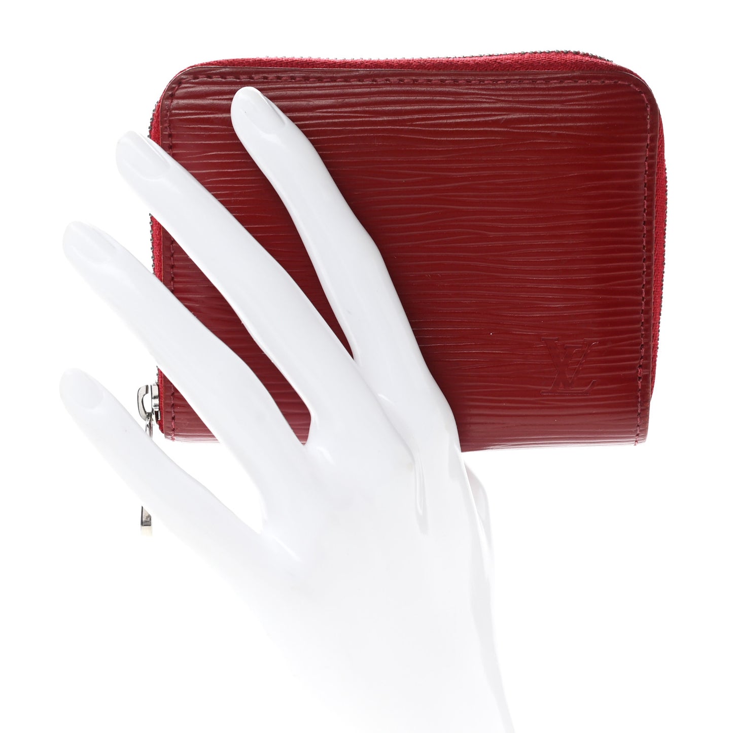 Epi Zippy Coin Purse Rubis