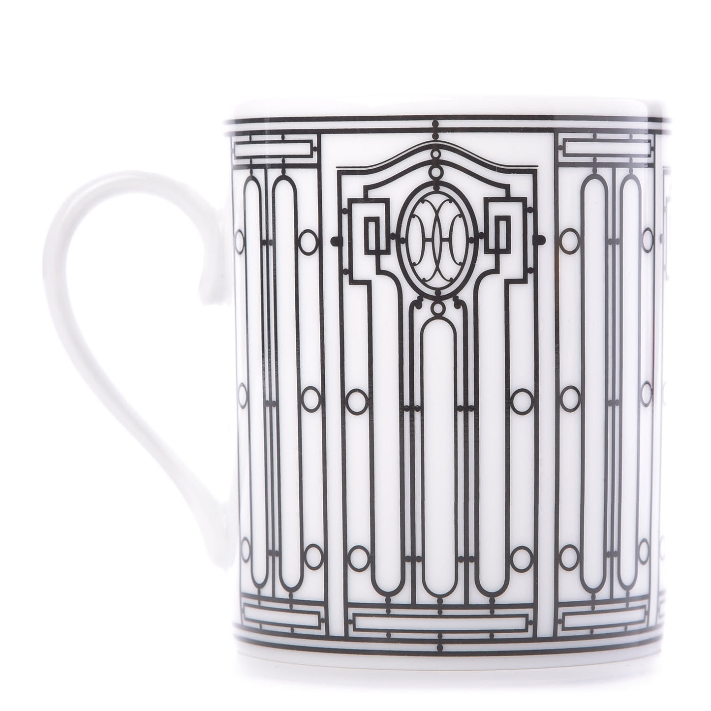 Porcelain H Deco Mug