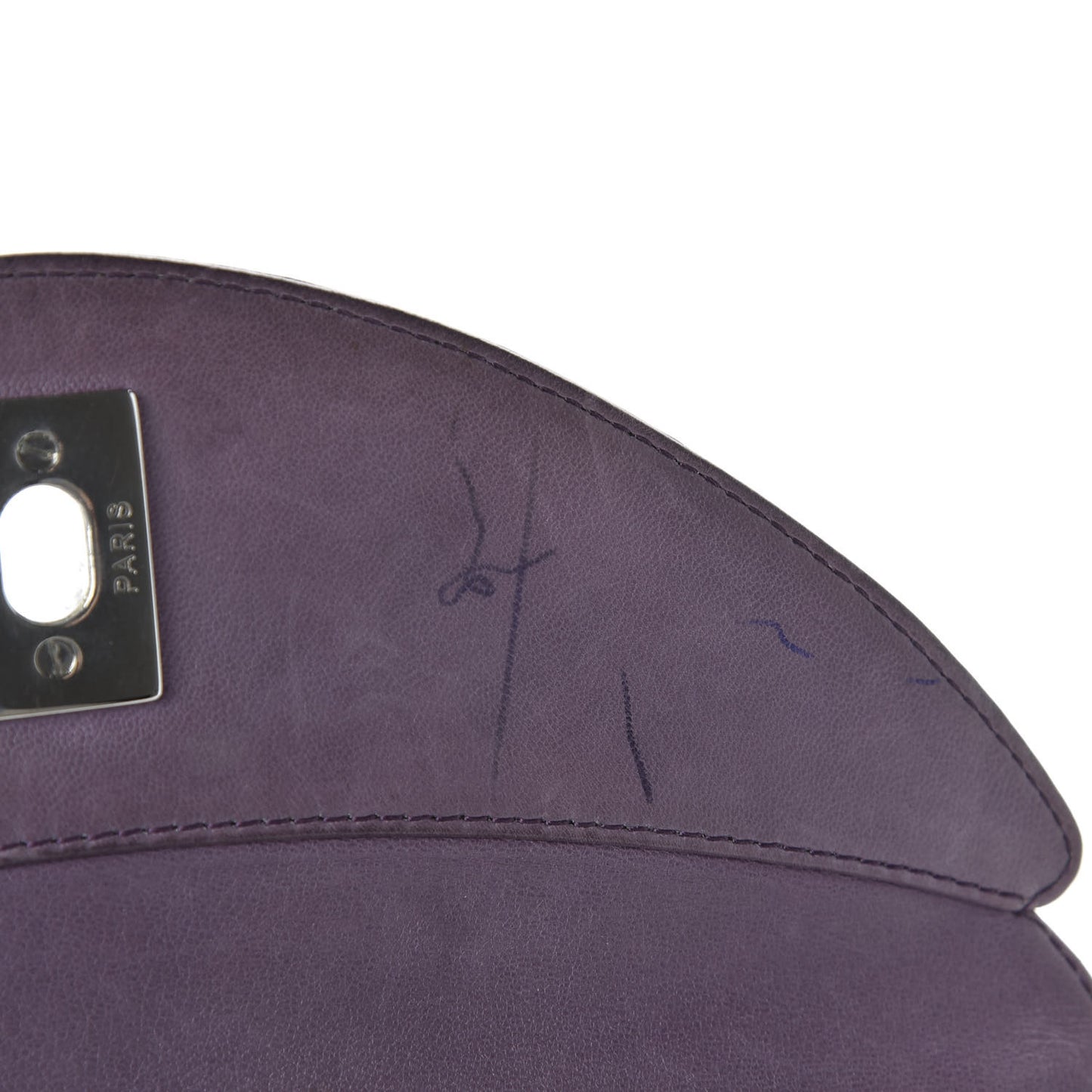 Lambskin Quilted Small Single Flap Bag Purple