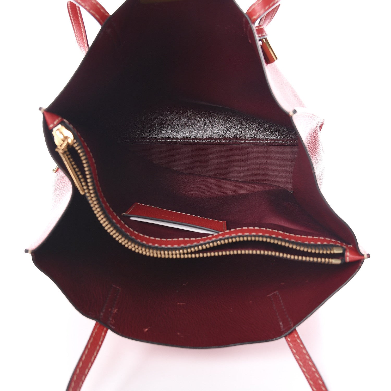 Marc Jacobs Grained Calfskin Grind Shopper Tote Red 5 of 16