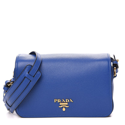 Prada Vitello Phenix Crossbody Bag Royal 1 of 8