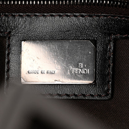 Fendi Zucchino Vitello Shoulder Bag Testa di Moro Beige 6 of 10