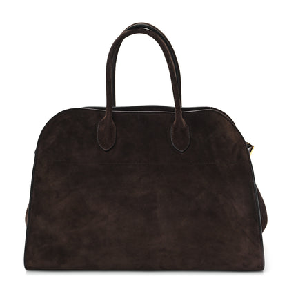 The Row Suede Soft Margaux 15 Mocha 1 of 8