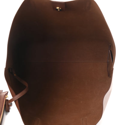 Saint Laurent Calfskin Large Shopping Tote Old Brandy 6 of 10