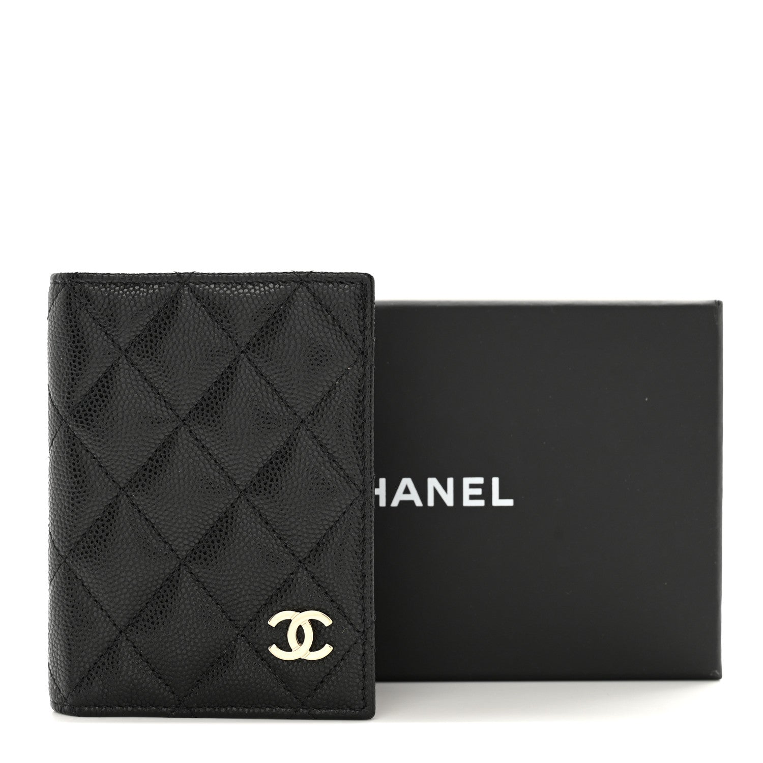 Chanel Caviar Quilted Card Holder Wallet Black 8 of 8