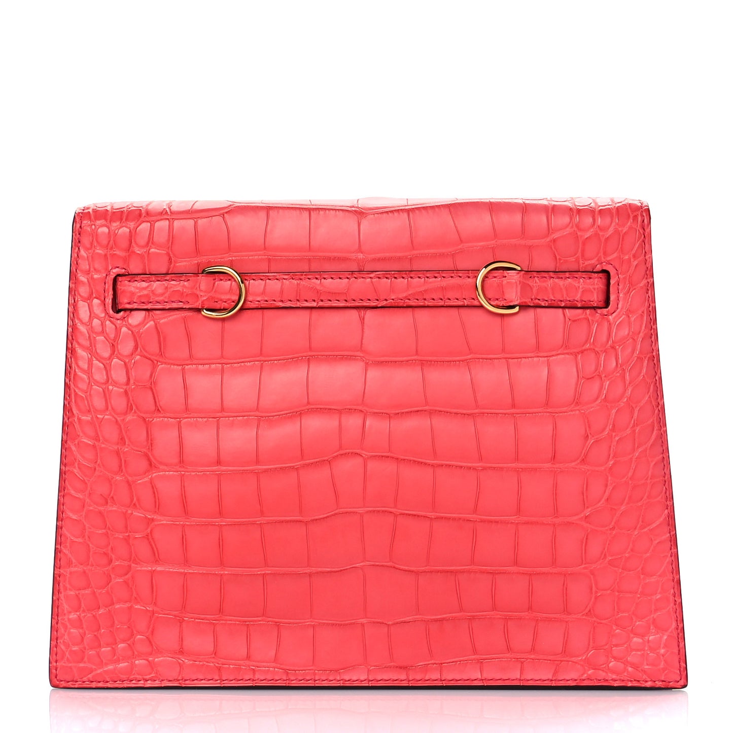 Matte Alligator Kelly Danse II Belt Bag Bougainvillea