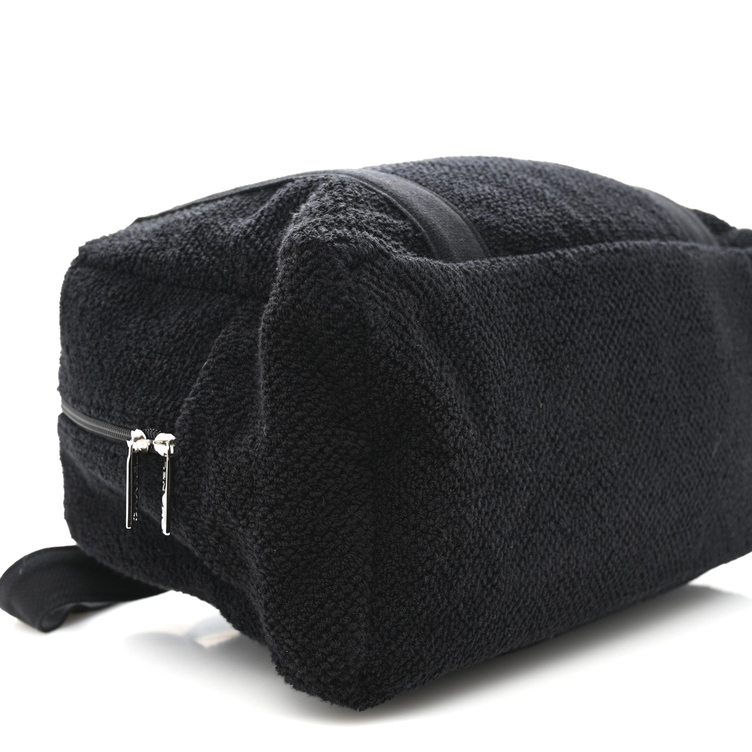 Chanel Terry Cotton CC Beach Duffel Towel Set Black 9 of 11