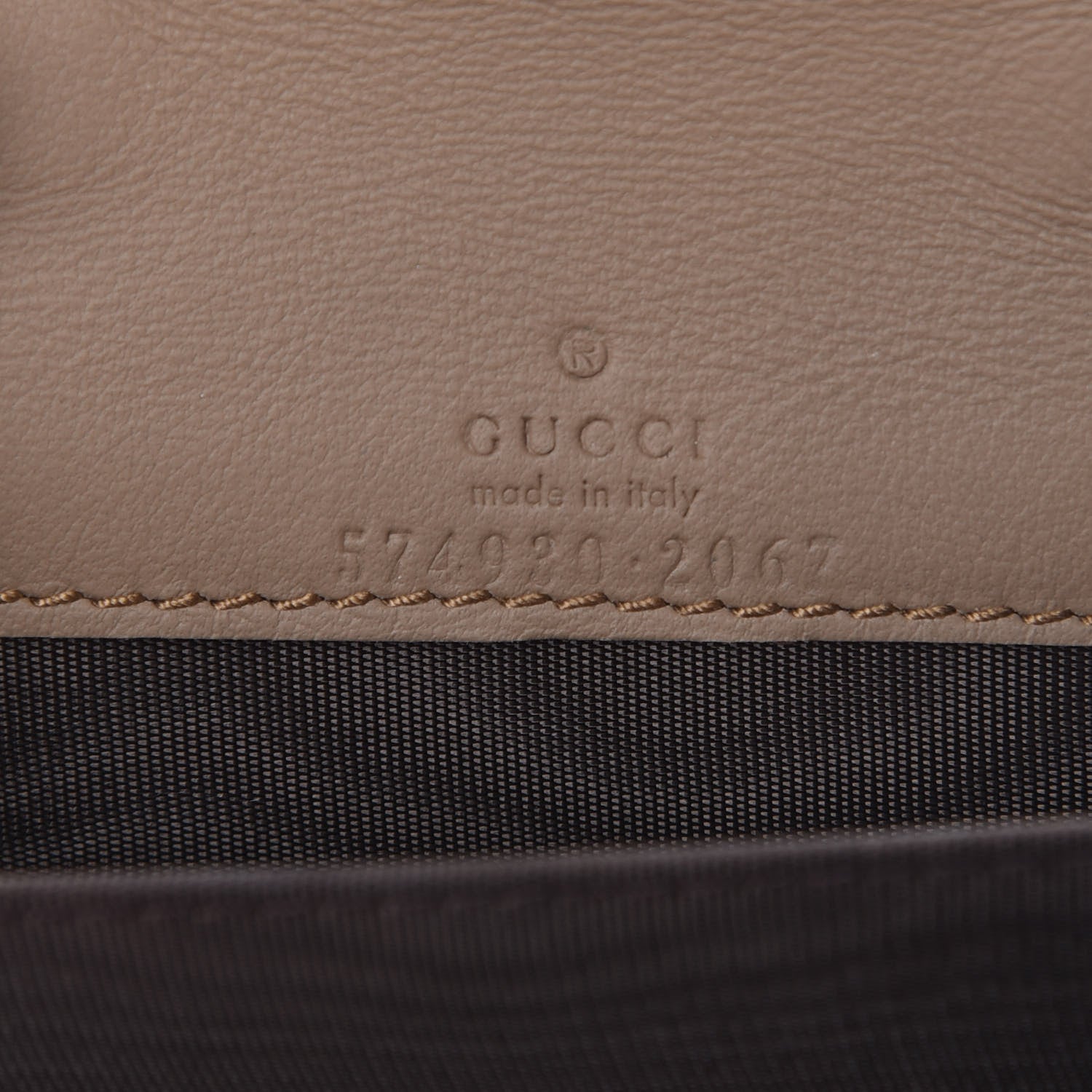 Gucci GG Supreme Monogram Dionysus Coin Purse Taupe 5 of 5