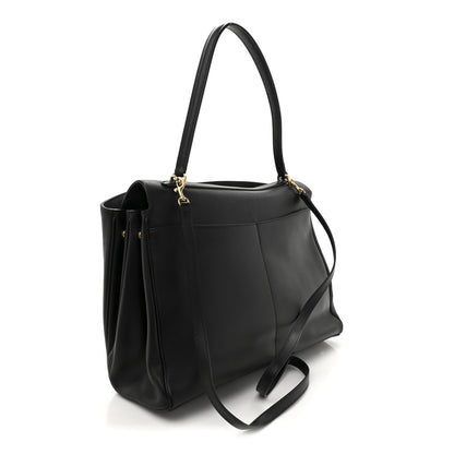 Balenciaga Smooth Calfskin Large Rodeo Top Handle Handbag Black 3 of 13