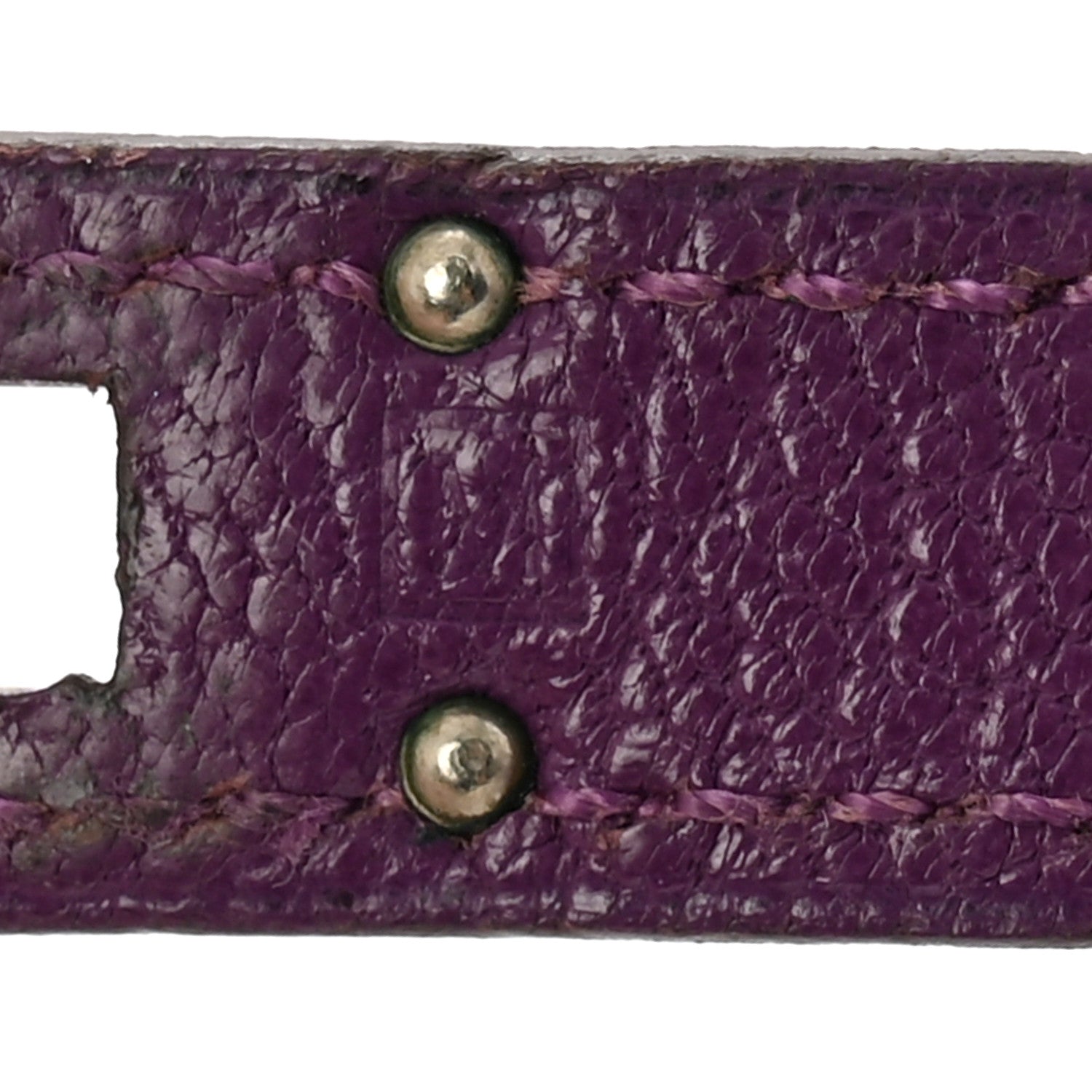 Hermes Chevre Mysore Kelly Longue Wallet Violet 7 of 11