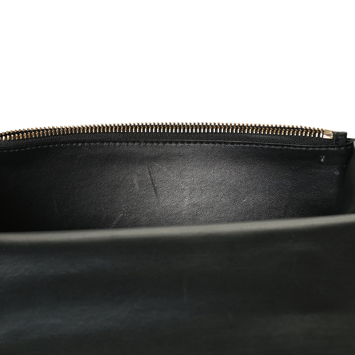 Vitello Barocco Virtus Top Handle Shoulder Bag Black