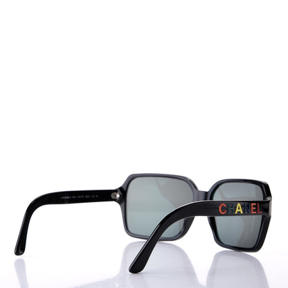 Chanel Acetate Logo Sunglasses 5139 Black Multicolor 4 of 8