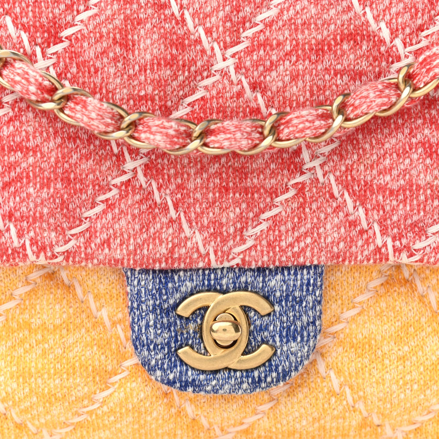 Jersey Quilted Medium Fabrics and Co Flap Multicolor