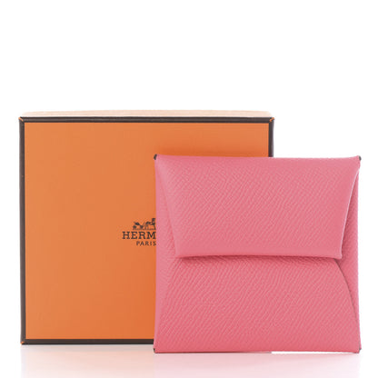 Hermes Epsom Bastia Coin Purse Rose Azalee 5 of 5