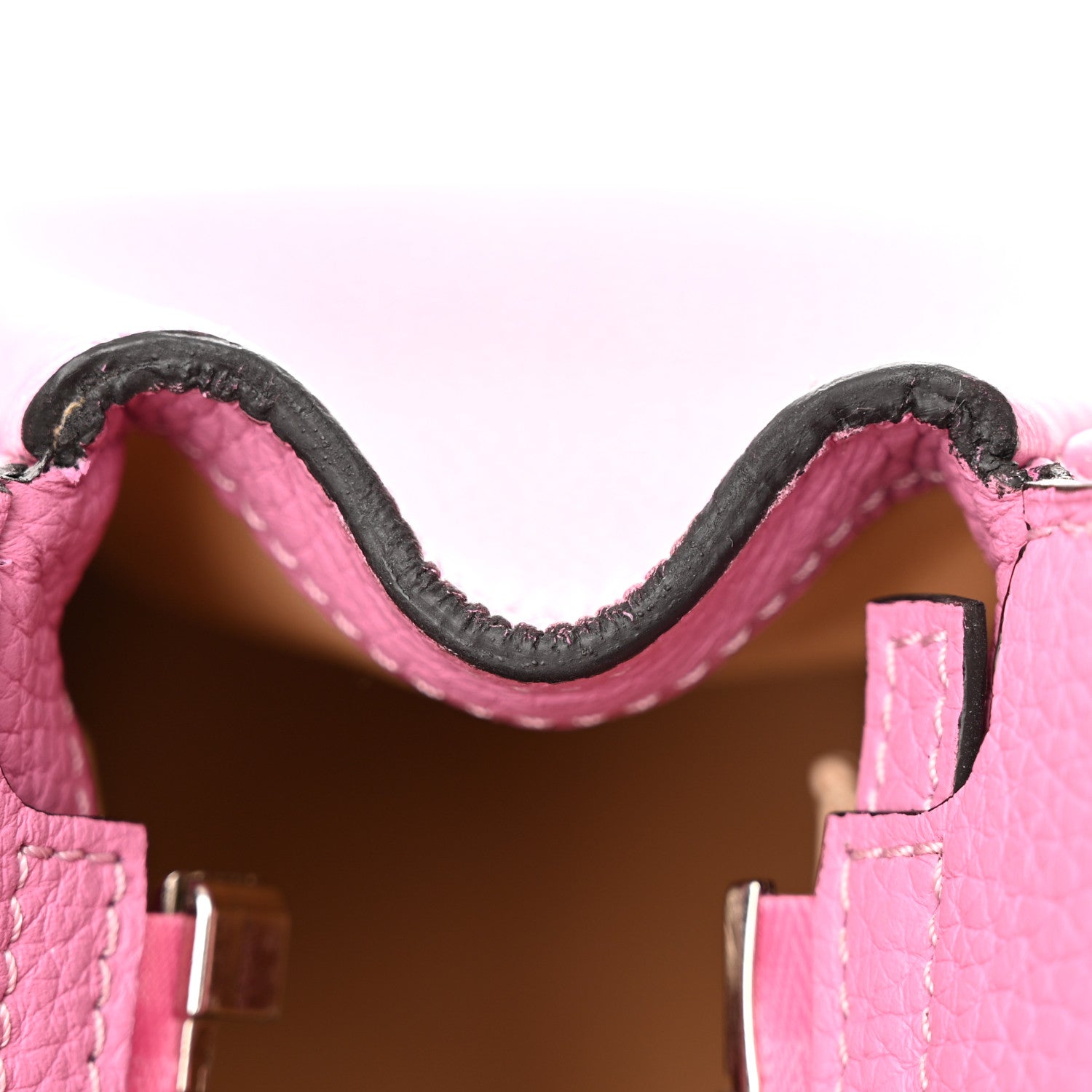 Moynat Taurillon Gex Pauline Tote Bougainvillier 12 of 14