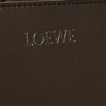 Loewe Shiny Calfskin Large Puzzle Fold Tote Khaki Green 7 of 13