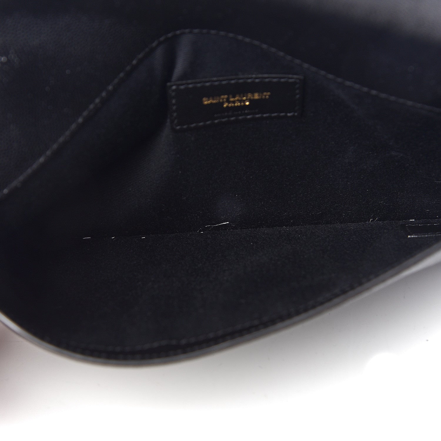 Saint Laurent Grain De Poudre Uptown Pouch Black 5 of 7