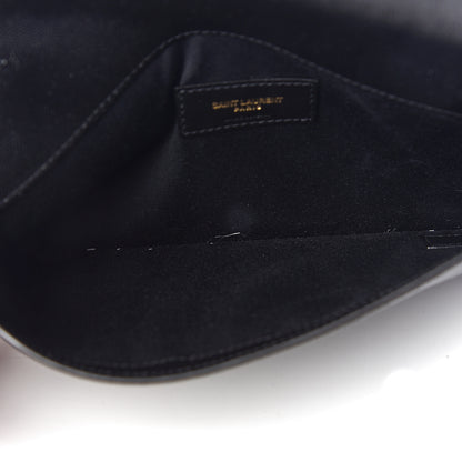 Saint Laurent Grain De Poudre Uptown Pouch Black 5 of 7
