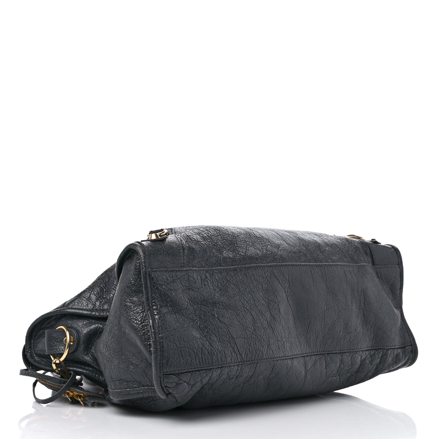Balenciaga Agneau Classic Gold Hardware City Gris Fossile Anthracite 4 of 11