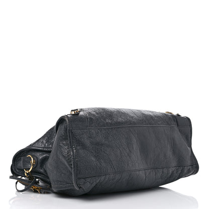 Balenciaga Agneau Classic Gold Hardware City Gris Fossile Anthracite 4 of 11