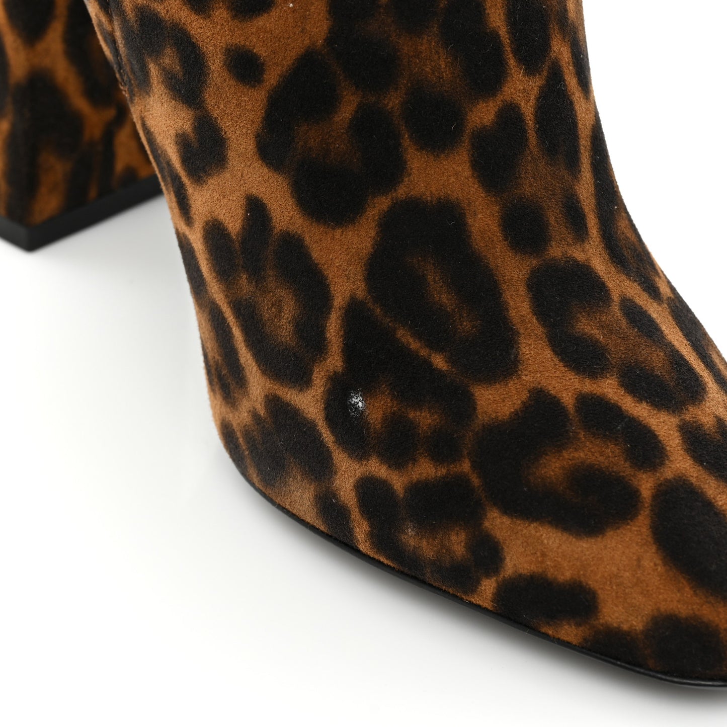 Suede Lou Ankle Boots 35.5 Leopard
