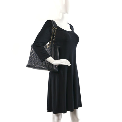 Chanel Caviar Quilted Grand Shopping Tote GST Black 2 of 10