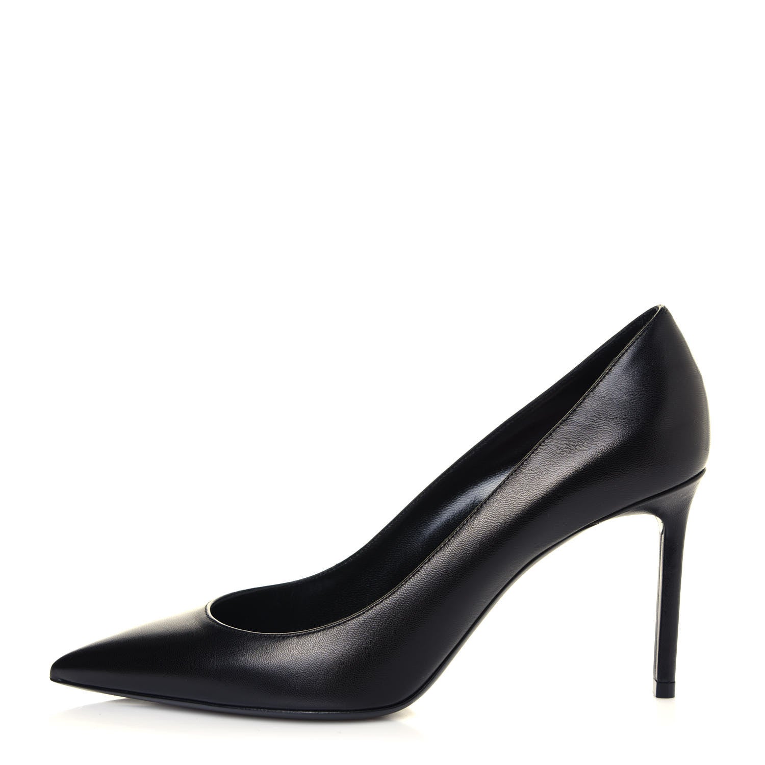 Saint Laurent Kitten Heel Pumps 39 Black 1 of 7