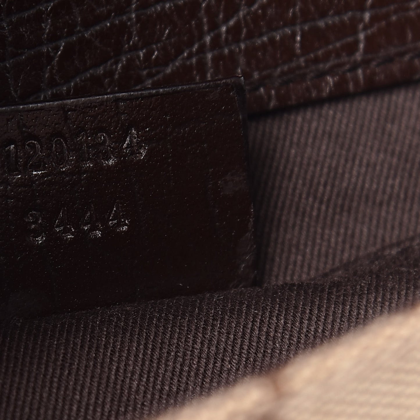 Monogram Horsebit Clutch Dark Brown