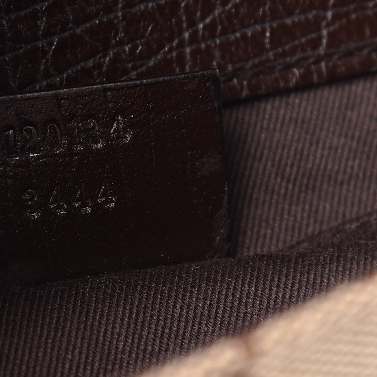 Gucci Monogram Horsebit Clutch Dark Brown 7 of 11