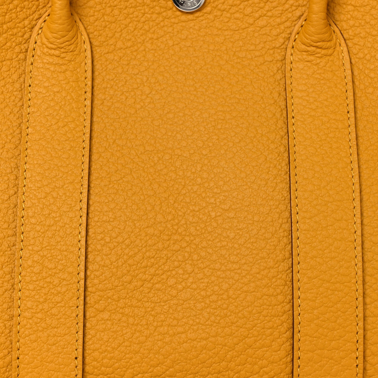 Hermes Vache Country Garden Party 30 TPM Jaune Ambre 7 of 10