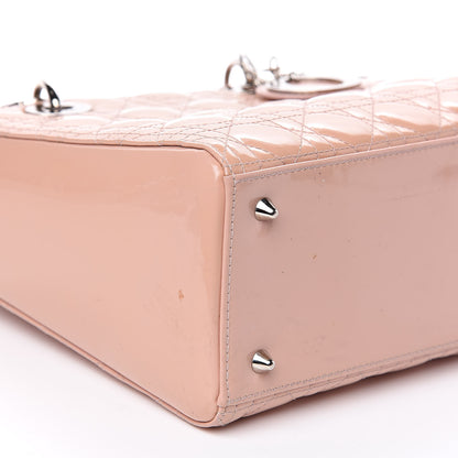 Christian Dior Patent Cannage Medium Lady Dior Pale Pink 10 of 16