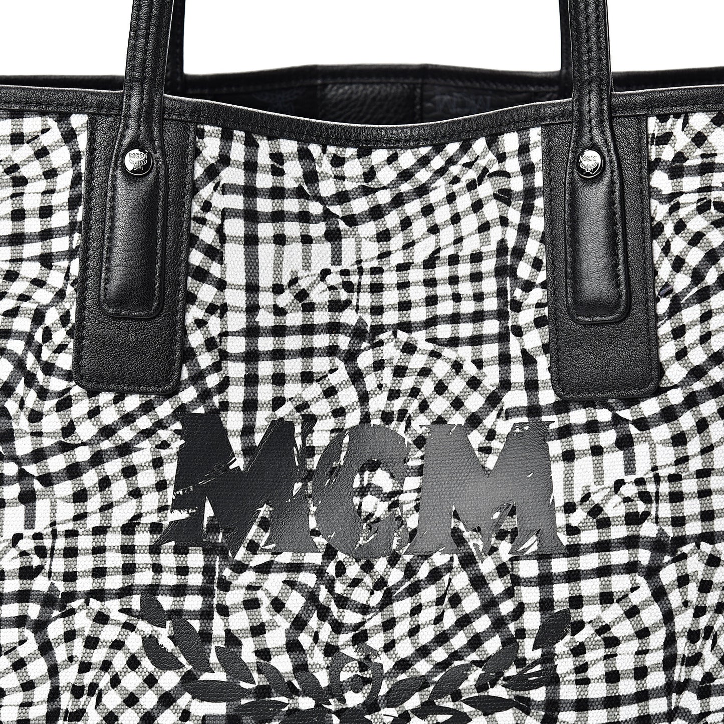 Visetos Medium Liz Reversible Shopper Tote Black